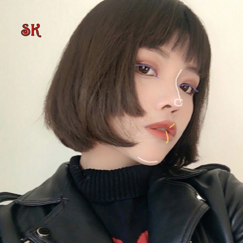 Korean Style Girl Short Hair Wig Shopee Philippines