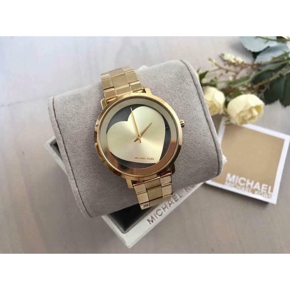 michael kors watch heart