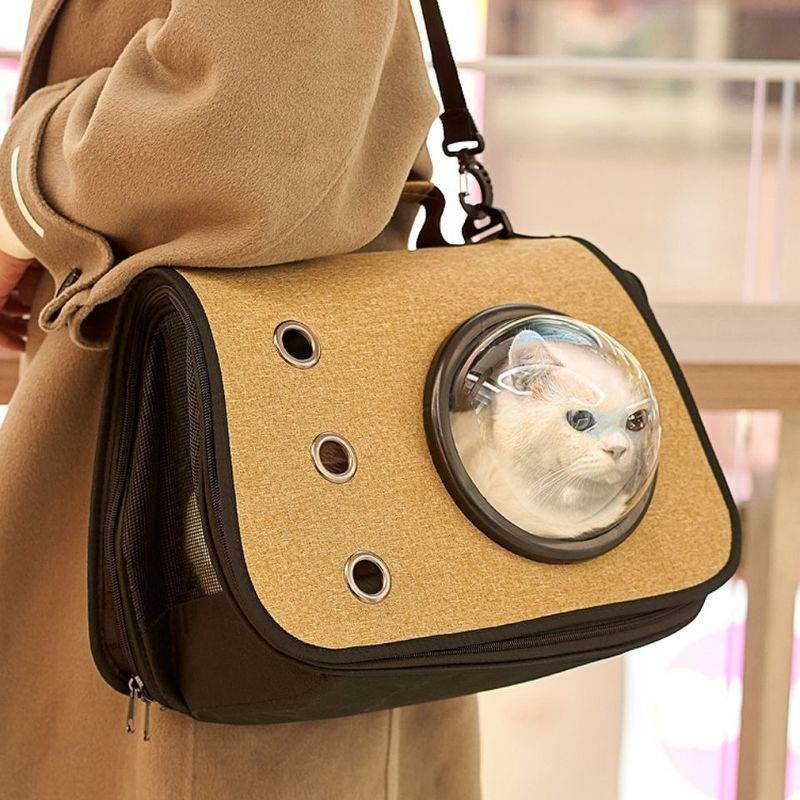 Foldable Pet Carrier Bag Portable Pet Outdoor Cat Travel  Capsule Dog Cat #3