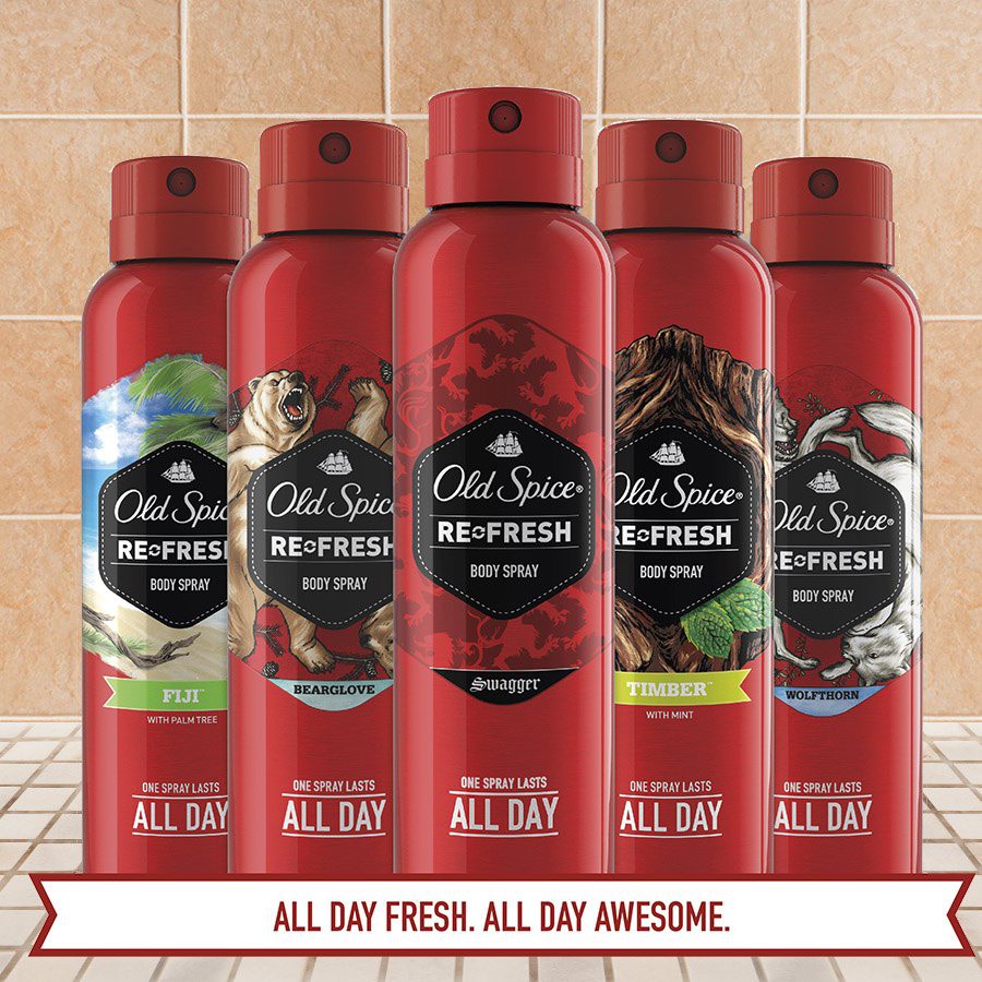 Old Spice Deodorant Spray 96 Grams , AntiPerspirant Invisible Spray 107Grams or Body Spray