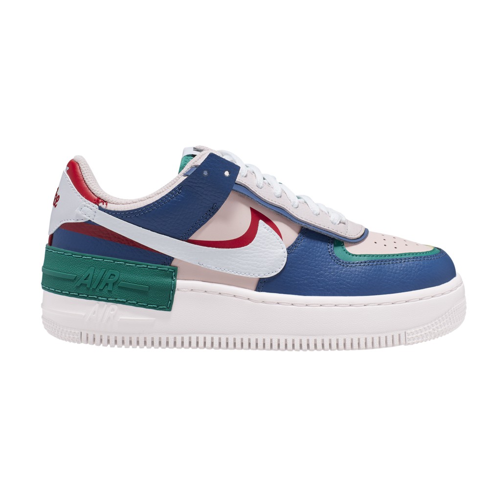 air force 1 white red and blue