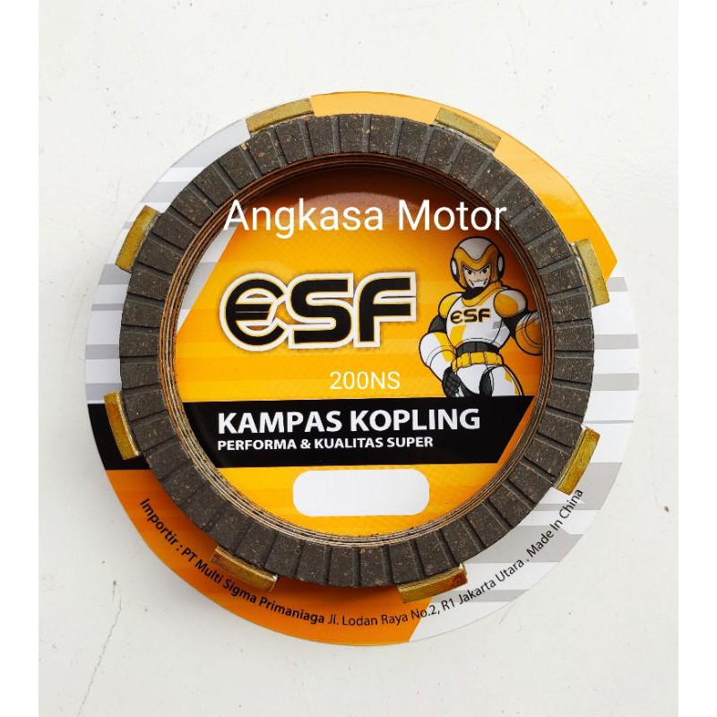 Steel Clutch Plate Set Brown Motor Spare Parts for Pulsar Ns200 / Ktm