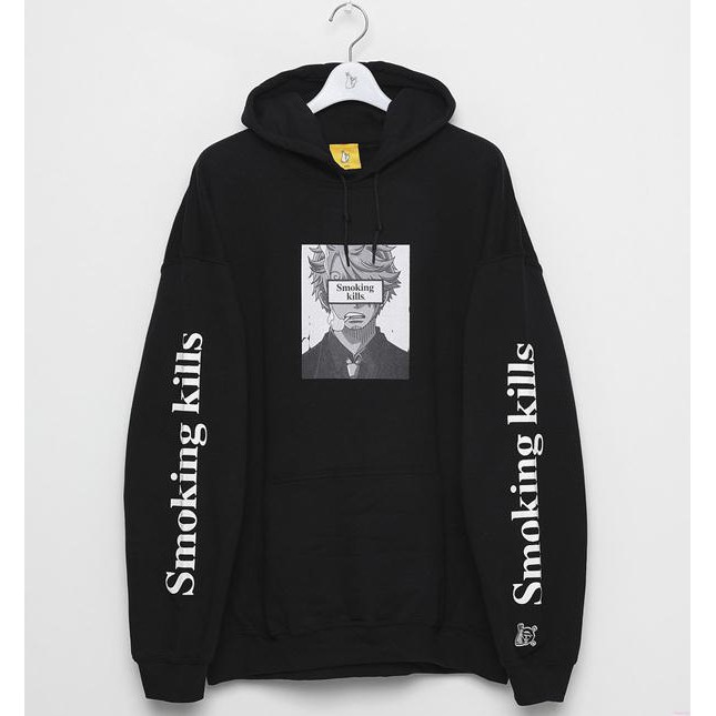 Fr2 Rabbit Smoking Kills One Piece Joint Sanji Hoodie Hoodie Shopee Philippines