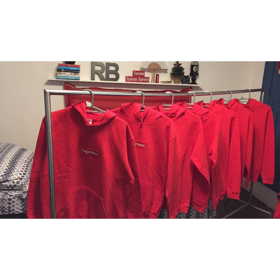 red bogo hoodie