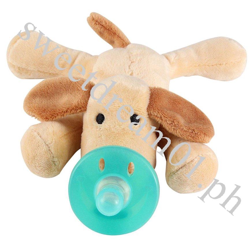 pacifier with stuffed animal