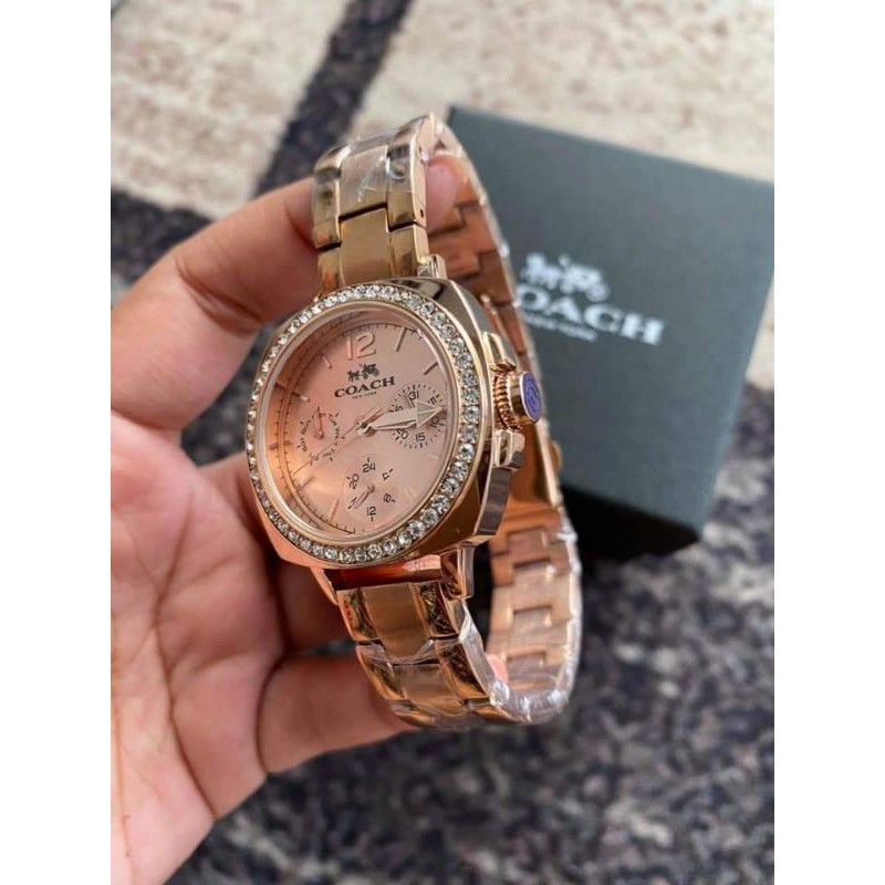 Coach watch rose gold | Shopee Philippines