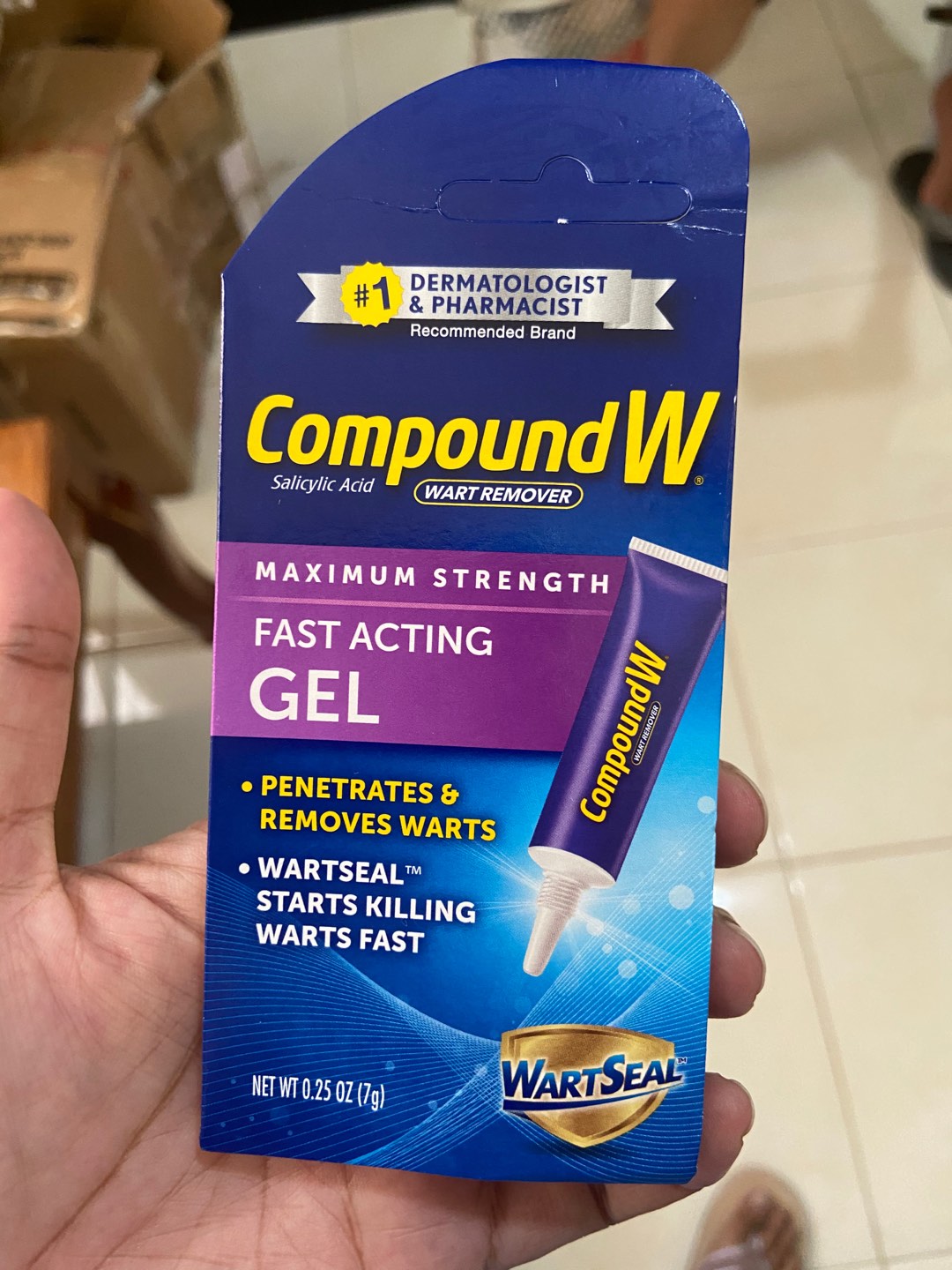 Compound W Salicylic Acid, Maximum Strength Fast Acting Gel for Wart or