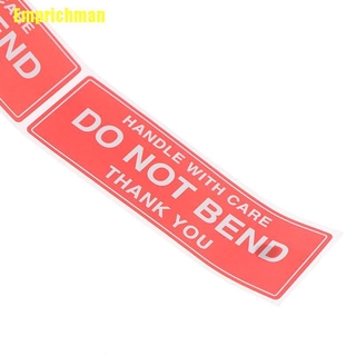 [Emprichman] 250Pcs Fragile Warning Stickers Handle With Care Do Not Bend Sign Package Decal #4