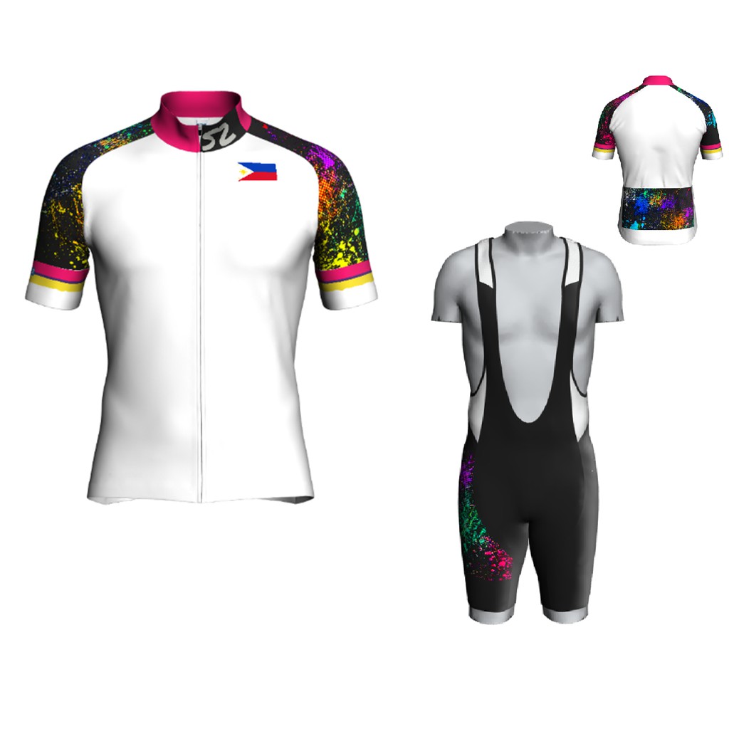 cycling bib and jersey set
