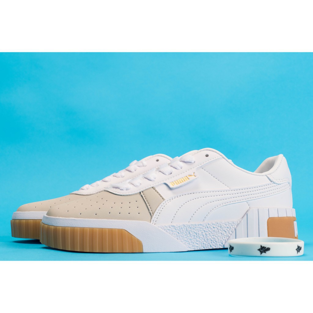 puma cali exotic sneakers in white