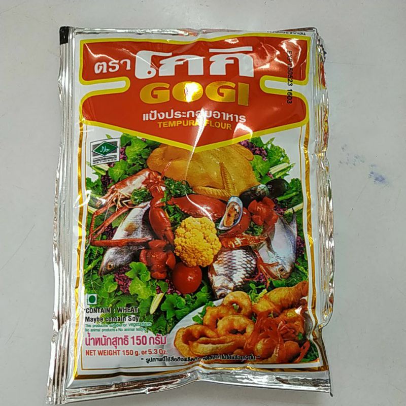 Gogi TEMPURA FLOUR 150g (HALAL) Shopee Philippines