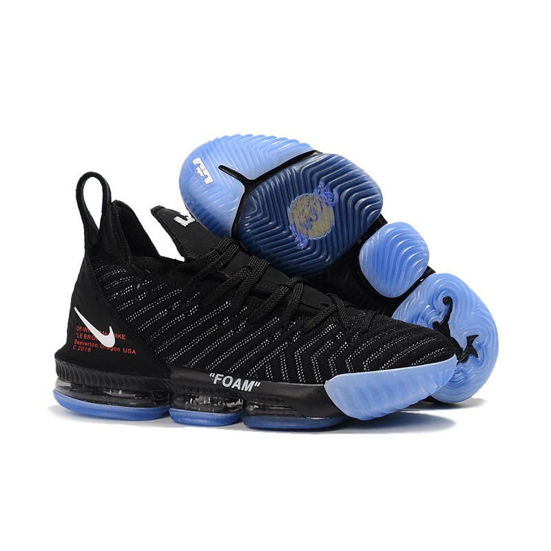 lebron 16 white black