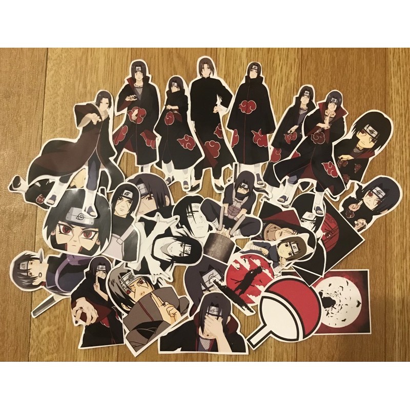 Naruto Itachi Uchiha Anime Stickers (29pcs) Shopee Philippines