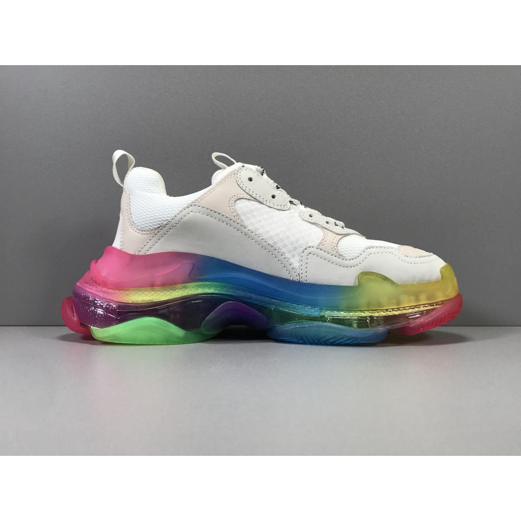 balenciaga shoes rainbow