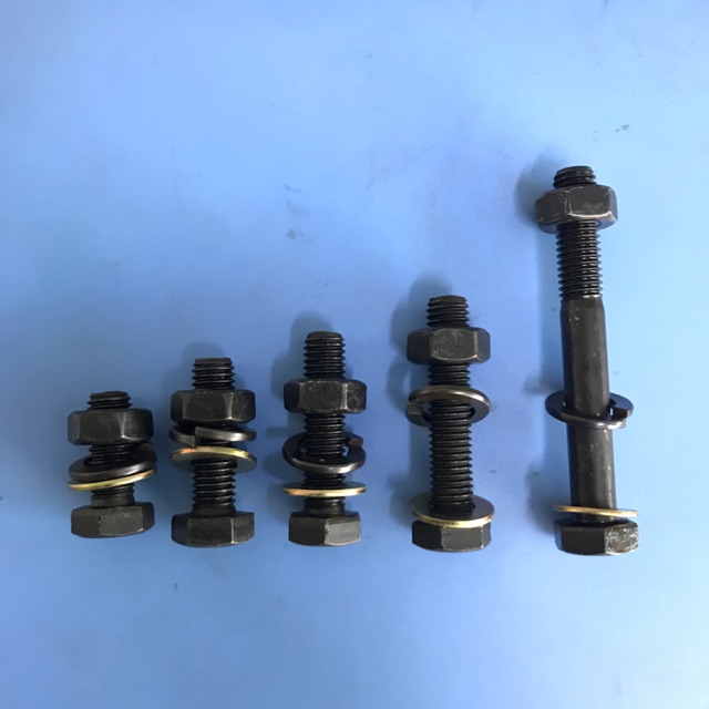 Hi Tensile Hex Cap Screw Bolt And Nut With Washer 10mm15pitch10x20mm 10x150mm Sold Per Piece 