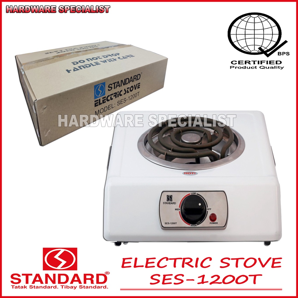 Standard Electric Stove Single SES1200T Original Authentic Shopee