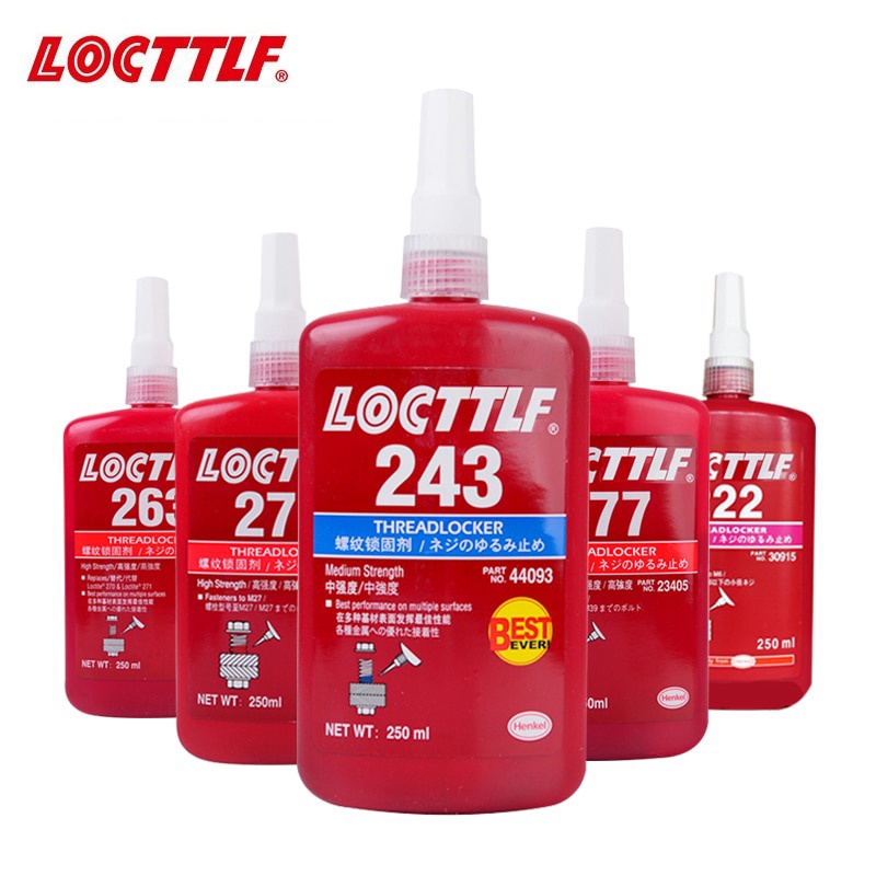 LOCTTLF Thread Locker Glue 50ml 243 263 272 Screw Metal Threadlocker