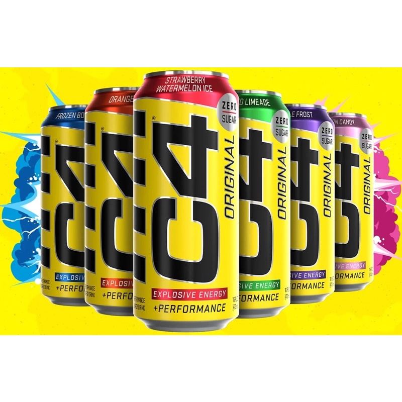 C4 Energy Carbonated Drink 16oz New Flavor Available Sold per Can