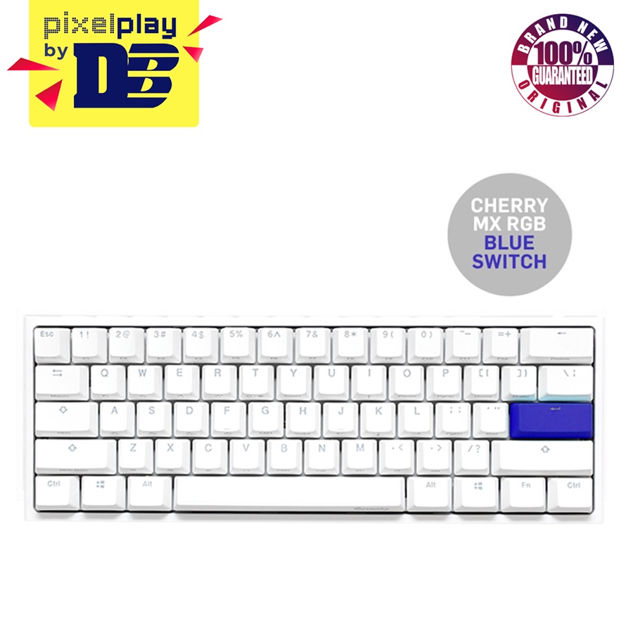 Ducky One 2 Mini White Case Rgb Led Pbt Double Shot Mechanical Keyboard