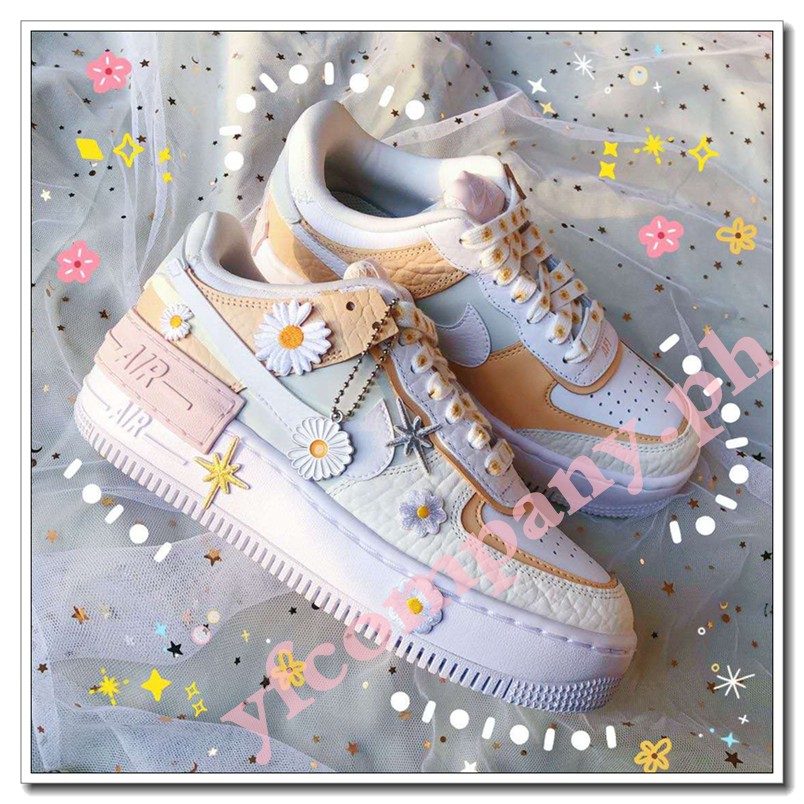 nike air force 1 small daisy lace