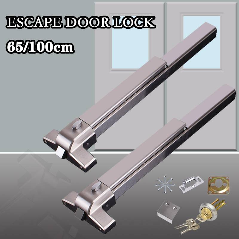 65cmStainless Steel Safety Door Escape Lock Fire Rated Push Edge