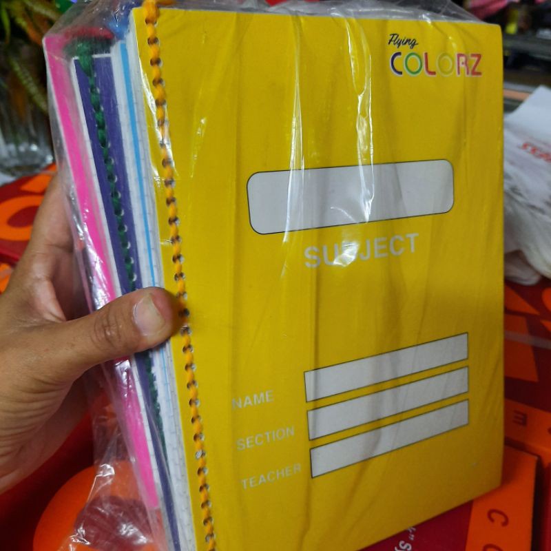 NOTEBOOK (writing, composition, spiral, w yarn, K12 book, BIG book