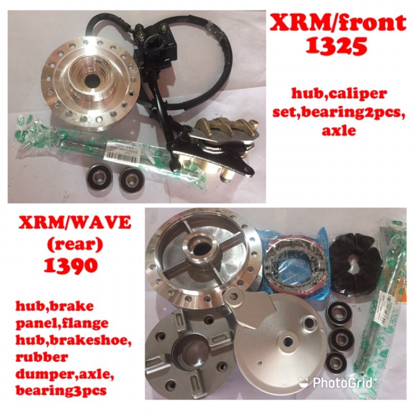 HUB SET XRM/WAVE (front & rear) Shopee Philippines