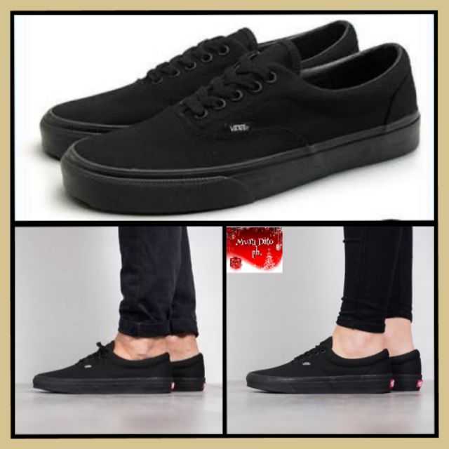 vans era all black