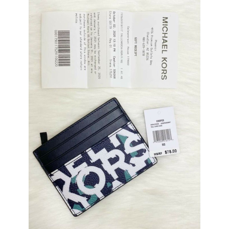 MICHAEL KORS | Cooper Men's Tall Card Case | Mens Wallet Fashion |  Authentic & On-Hand | Shopee Philippines