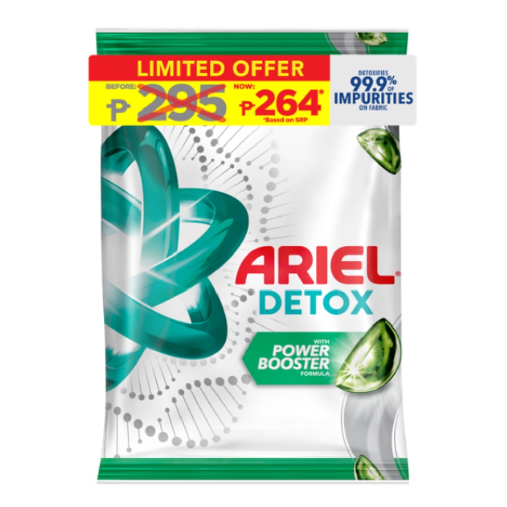 Ariel Detox with Power Booster Powder Detergent Platinum Fresh Clean (1