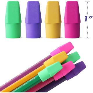 Pencil Erasers Pencil Top Eraser Erasers Cap Tops Pencil Eraser Toppers ...