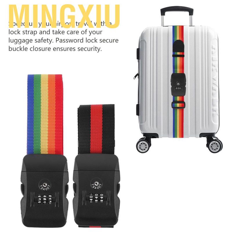 suitcase straps with locks