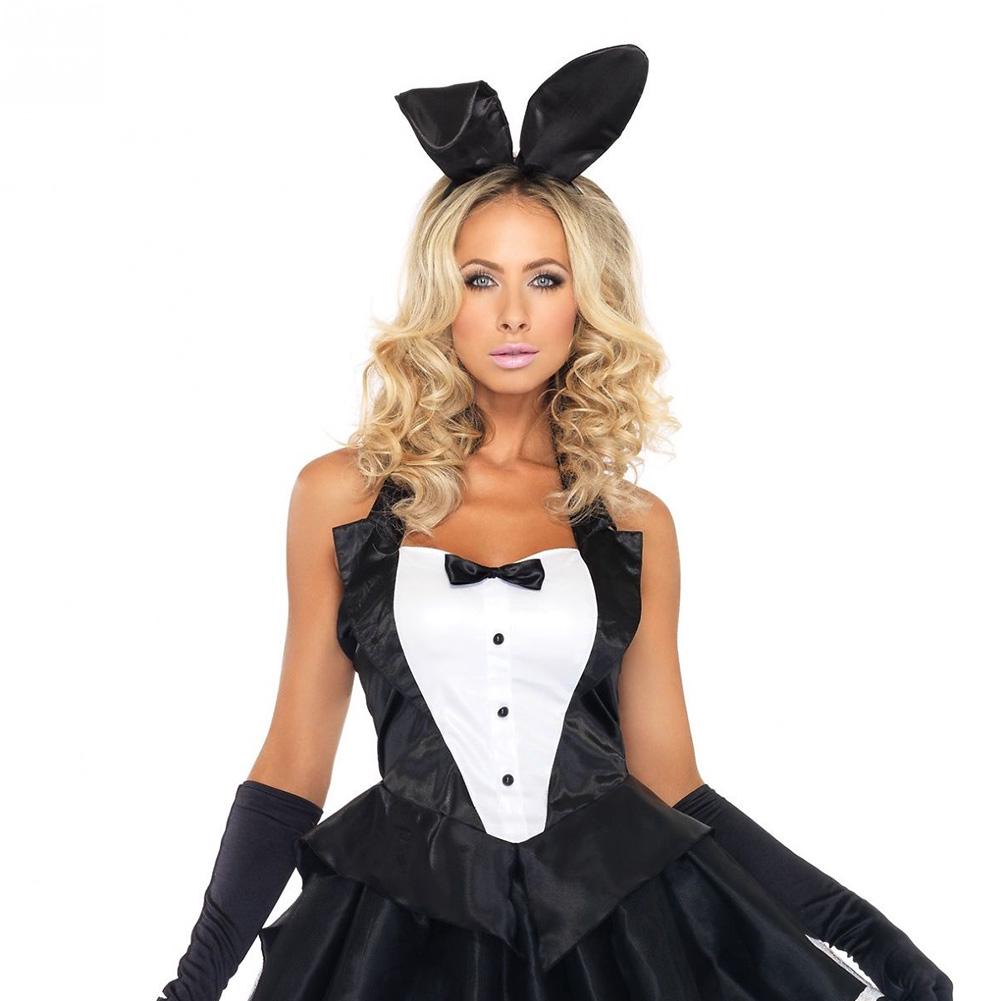 Sexy Bunny Costume Adult Tuxedo Rabbit Halloween Fancy Party Dress