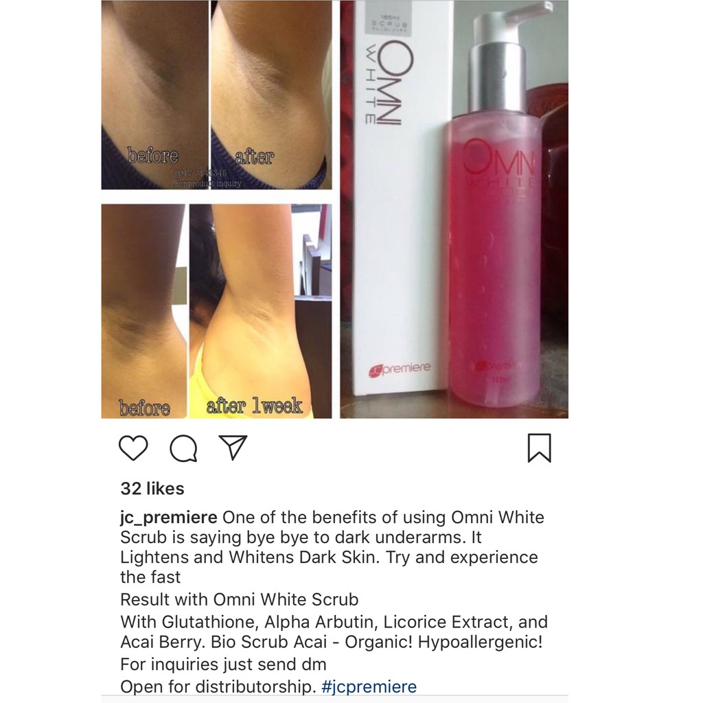 Omni White Scrub Shopee Philippines