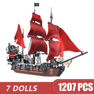Queen Anne's Revenge Pirates of Caribbean Puzzle Baukasten Blocks Spielzeug 