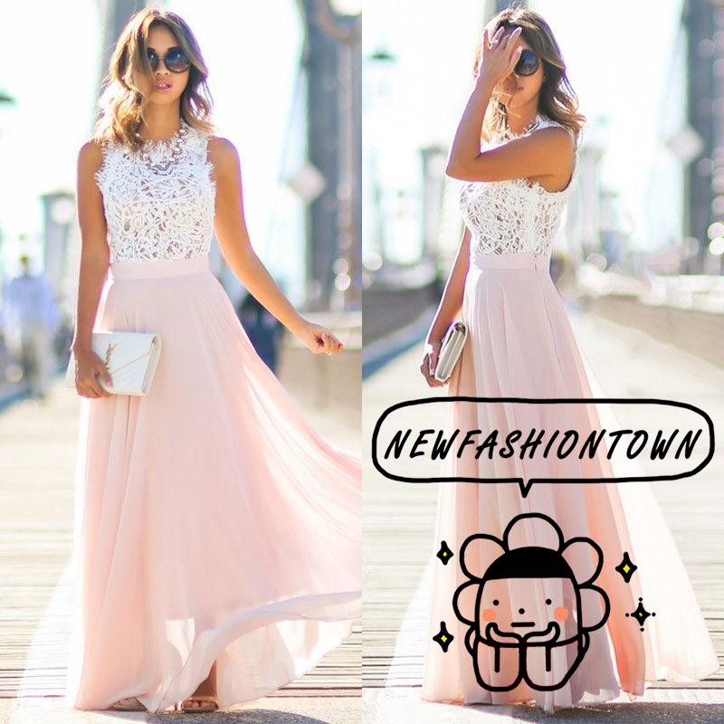 summer lace maxi dress