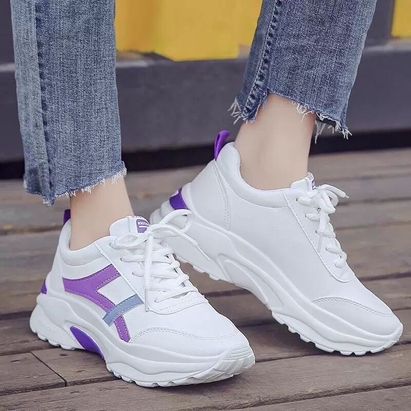 COD 2019 New korean fashion rubber white shoes | Shopee Philippines