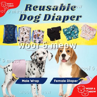 Waterproof Pet Dog Diaper Pants Reusable Puppy Dog Diaper Washable Dog Panty Underwear