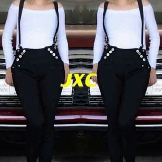 black jumper pants