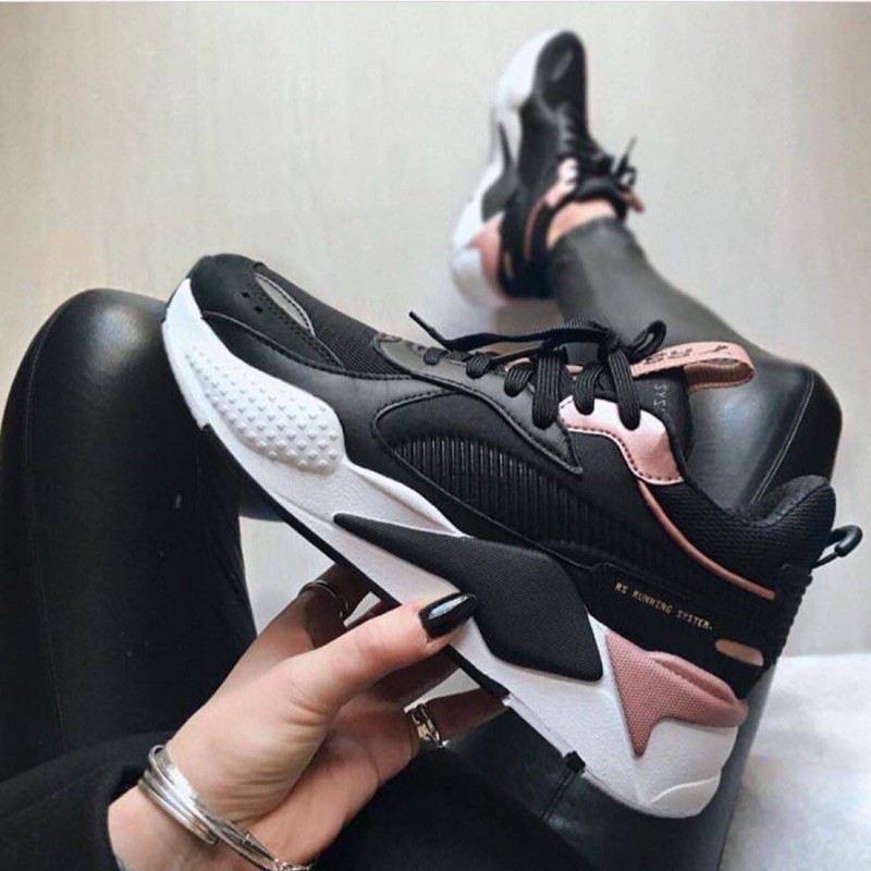 puma rs x noir et rose gold