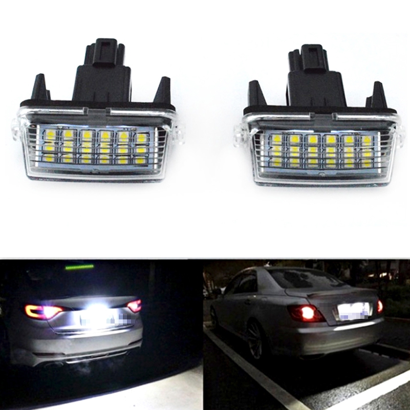 xenon number plate lights
