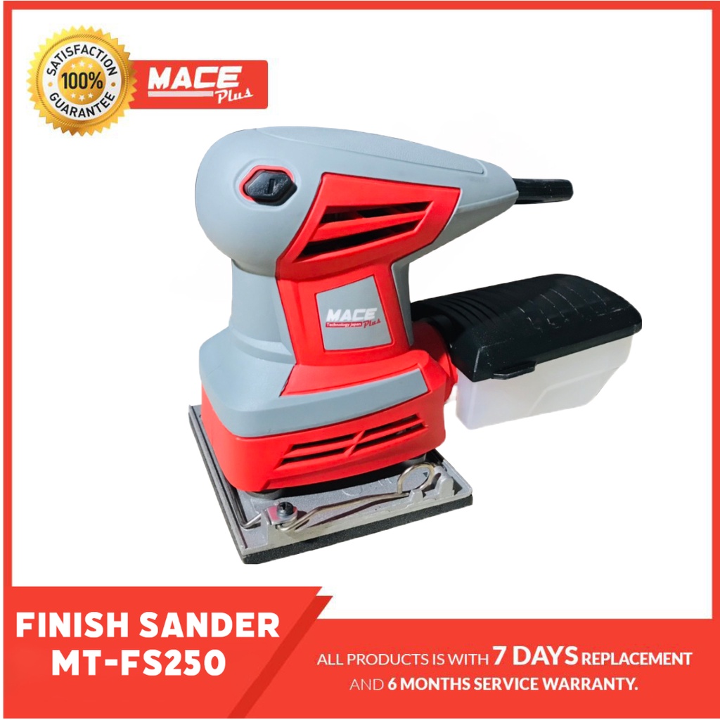 MACE PLUS MTFS250 Finishing Sander Shopee Philippines