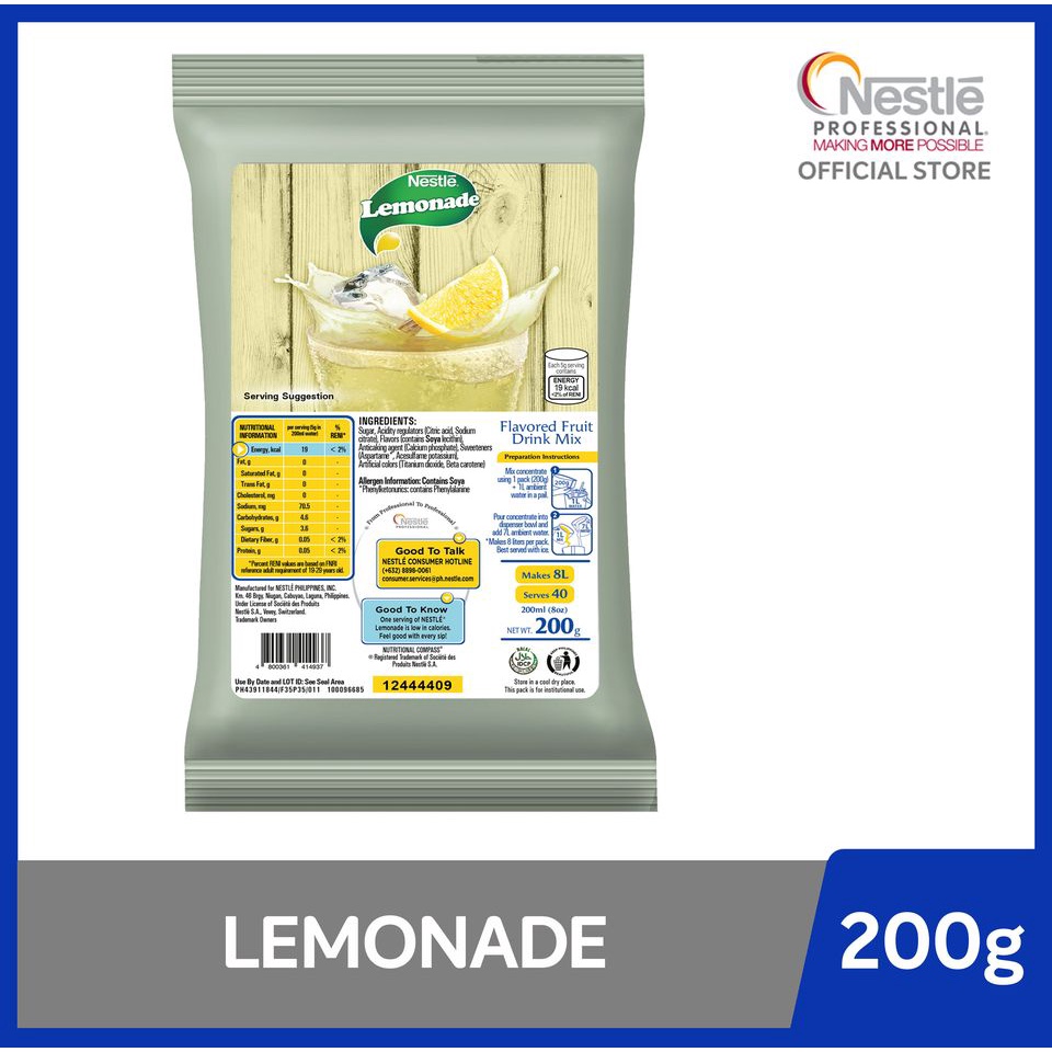 NESTLÉ® Lemonade 200g Shopee Philippines