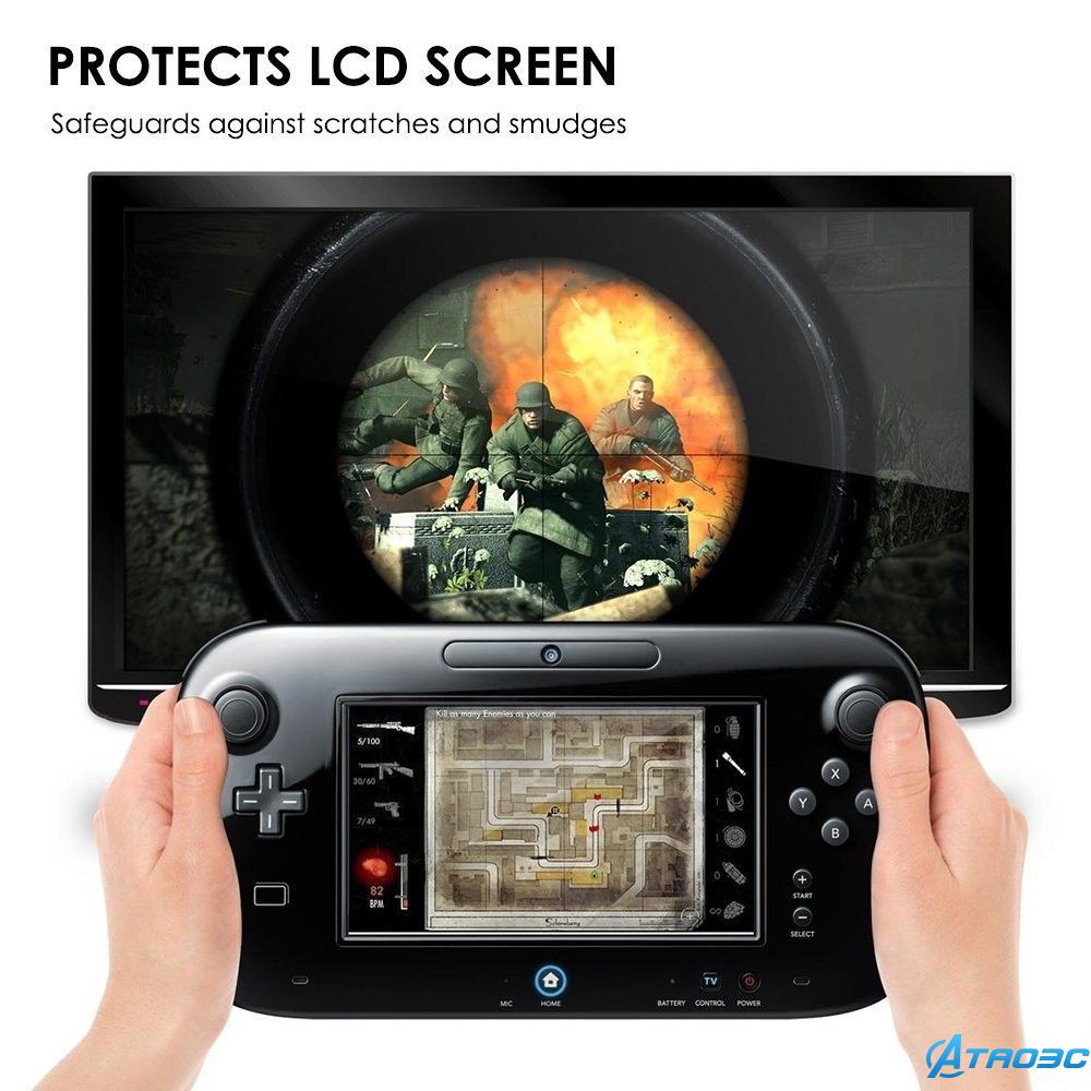 3pcs Clear Screen Protector Film For Nintendo Wii U Gamepad Remote Controller Anti Scratch Tao3c Shopee Philippines