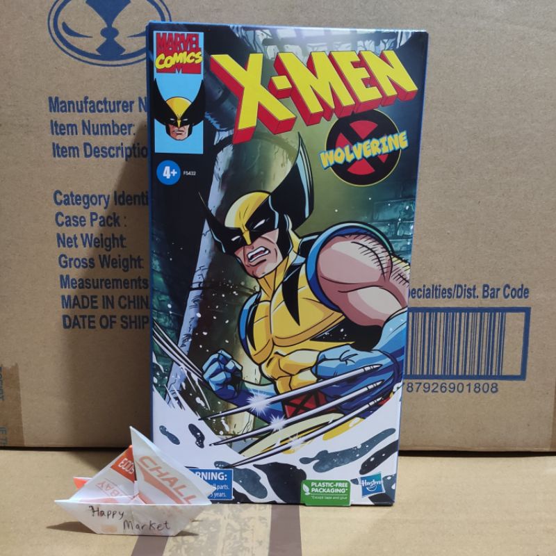 Hasbro Marvel Legends X Men Wolverine Animated Series Vhs Action Figure Misb Authentic On Hand