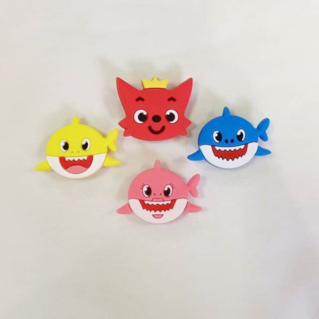 Jibbitz Inspired Crocs Charms Pink Fong and Baby Sharks Shopee