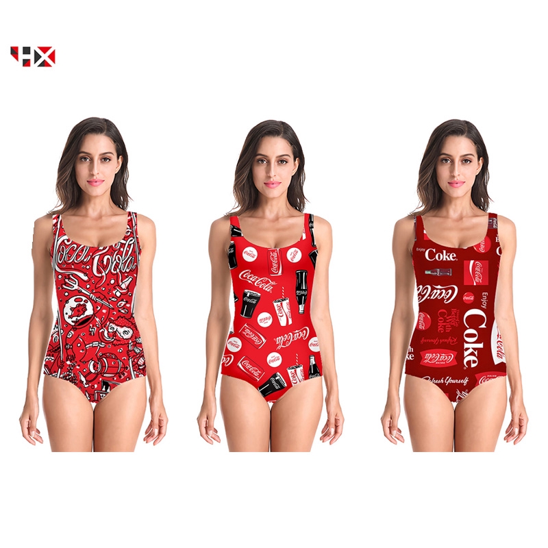 coca cola swimsuit one piece