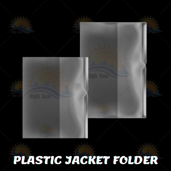 Adventurer Plastic Jacket Folder Stationary Plastic Clear Folder Jacket