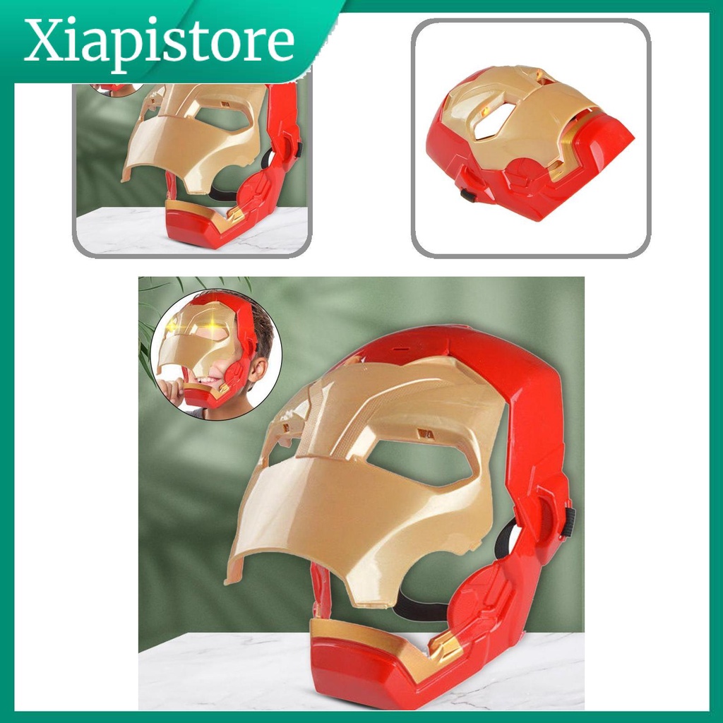 Xiapistore ] Breathable Kids Masque Prop Portable Iron Man Masque 