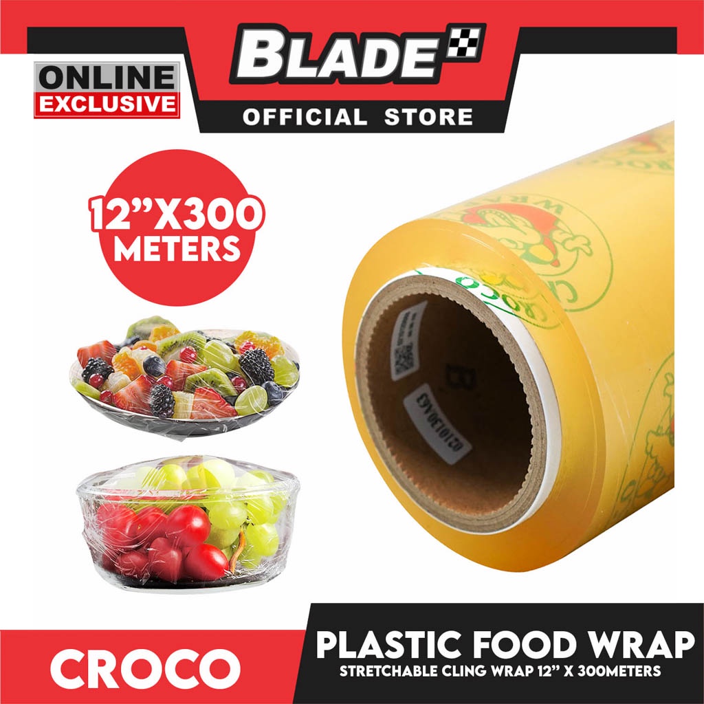 Croco Food Wrap 12inches x 300meters Cling Wrap Plastic Food Wrap and
